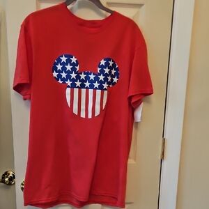 Red Mickey Mouse Kids T-Shirt